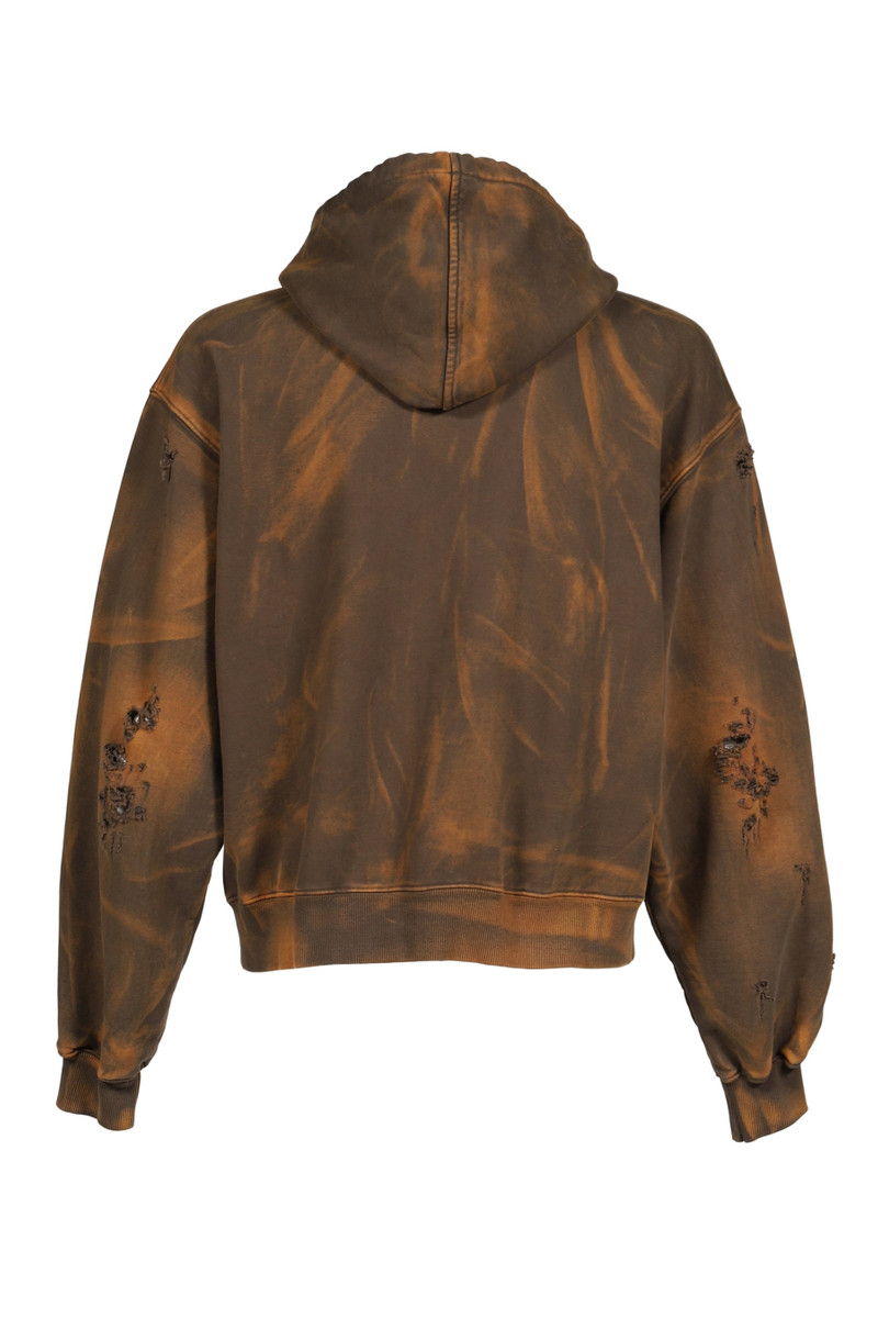 Thug Club TC TWO TONE WASHED ZIP-UP HOODIE / OLV outlook
