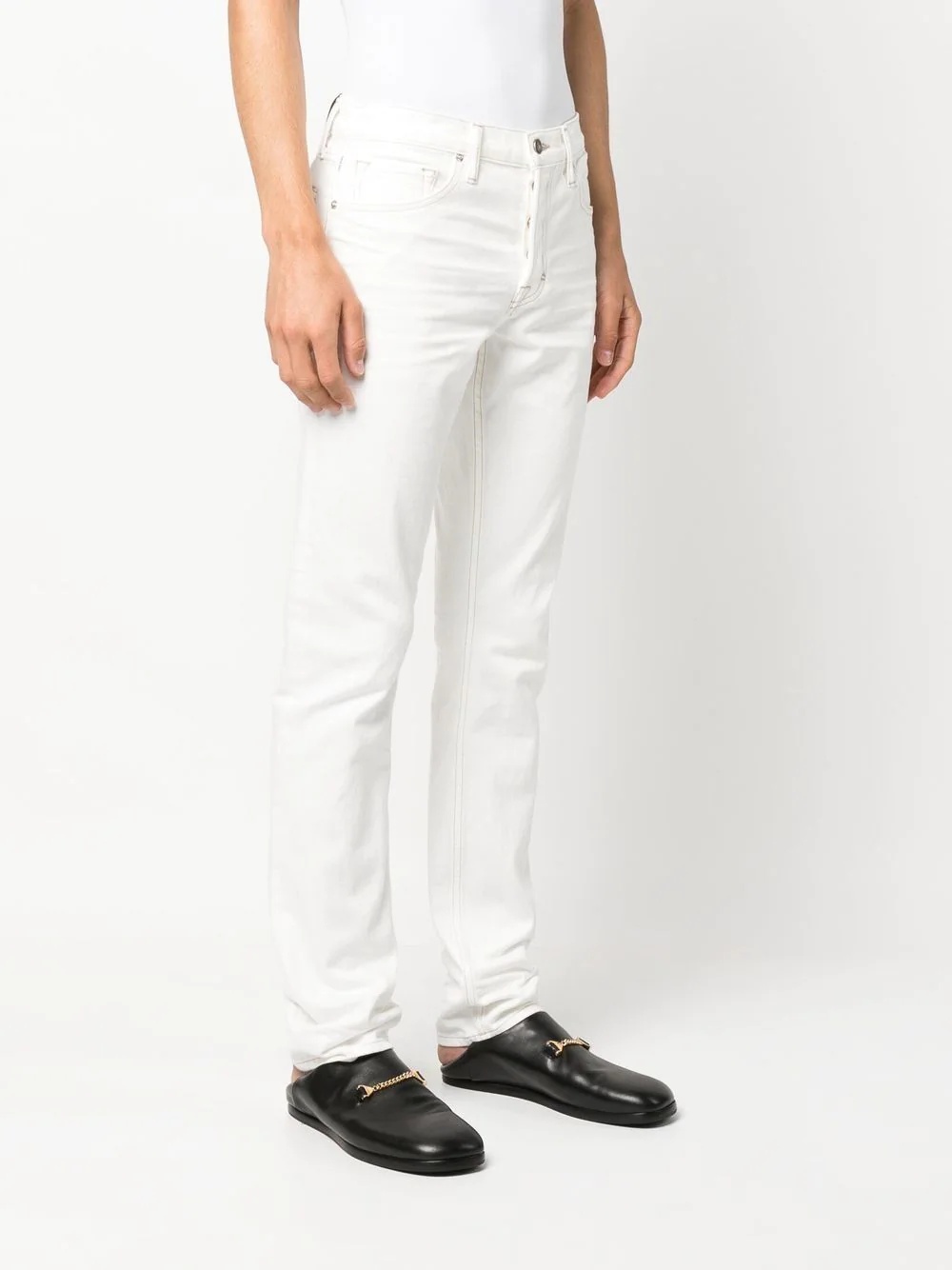 slim-cut Comfort jeans - 3