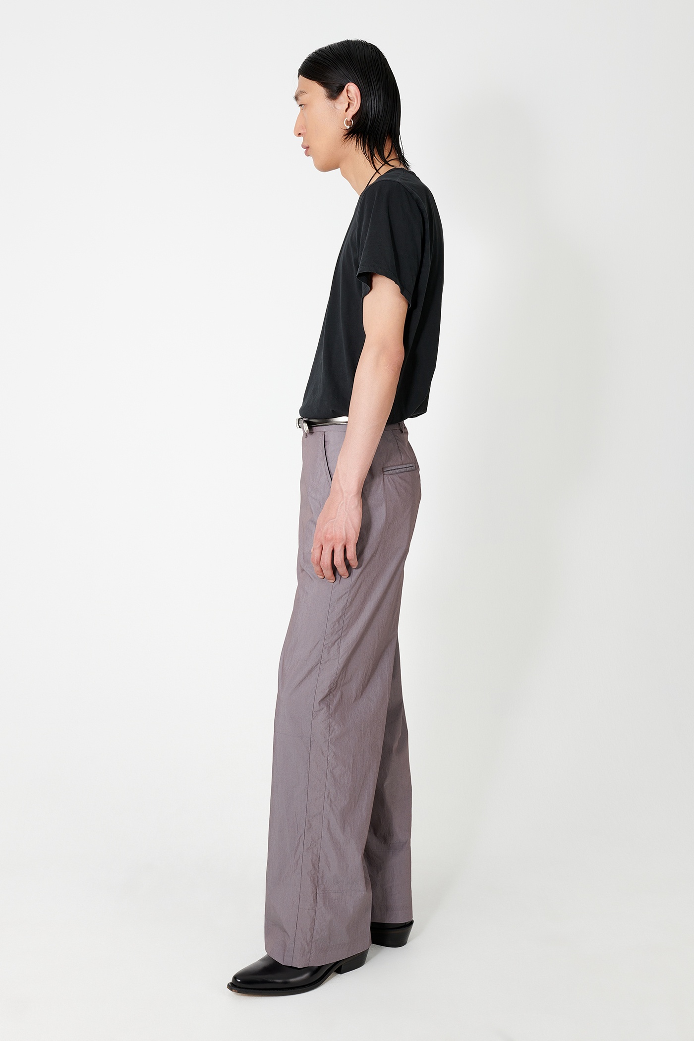 Our Legacy Tuxedo Trouser Antique Lavender Poplin | REVERSIBLE