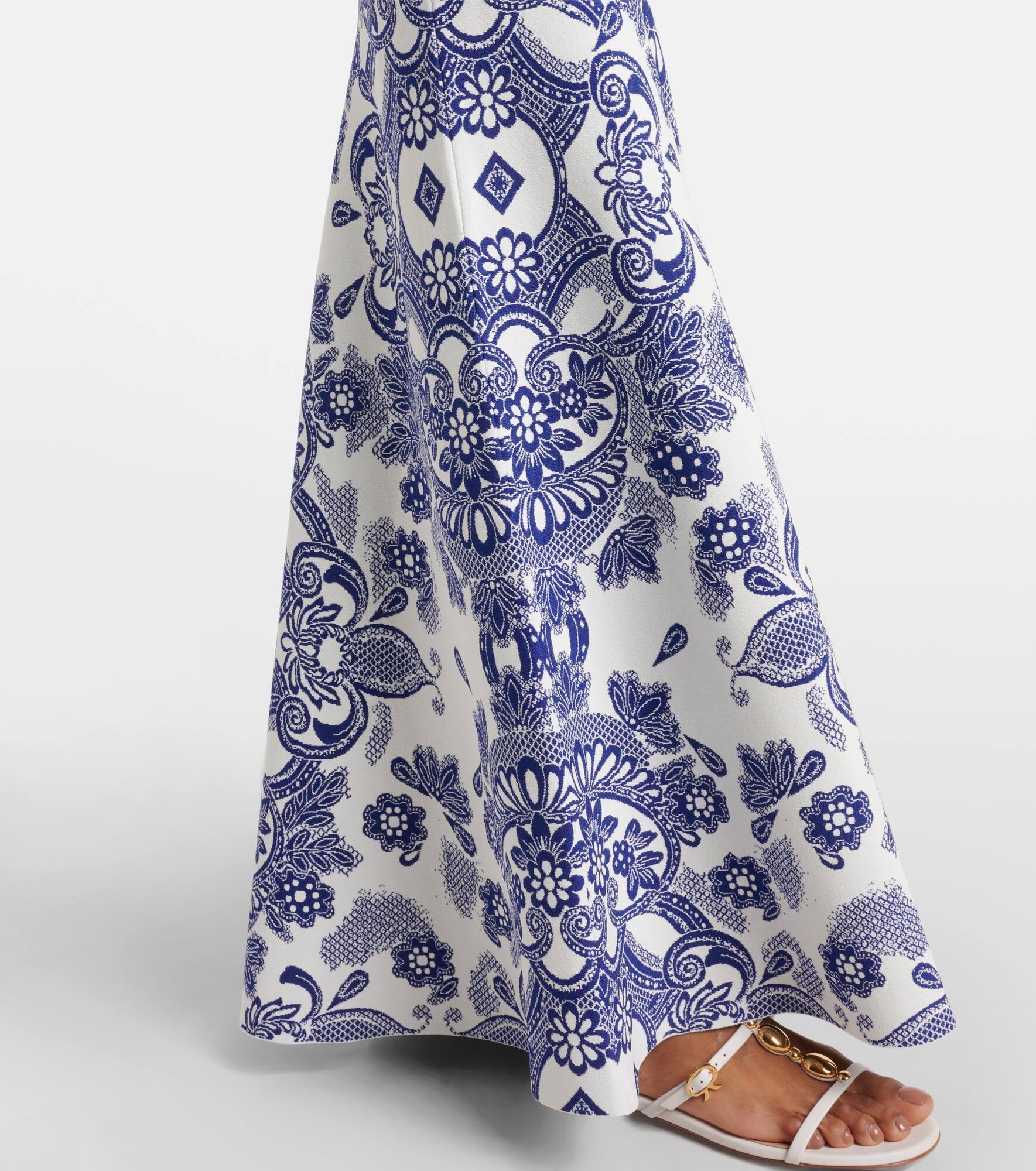 Jacquard maxi skirt - 5