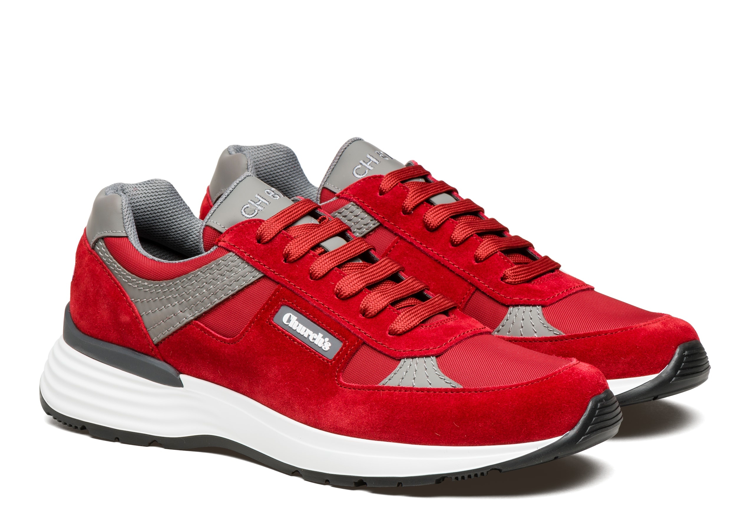 Ch873
Suede Tech Retro Sneaker Scarlet - 2