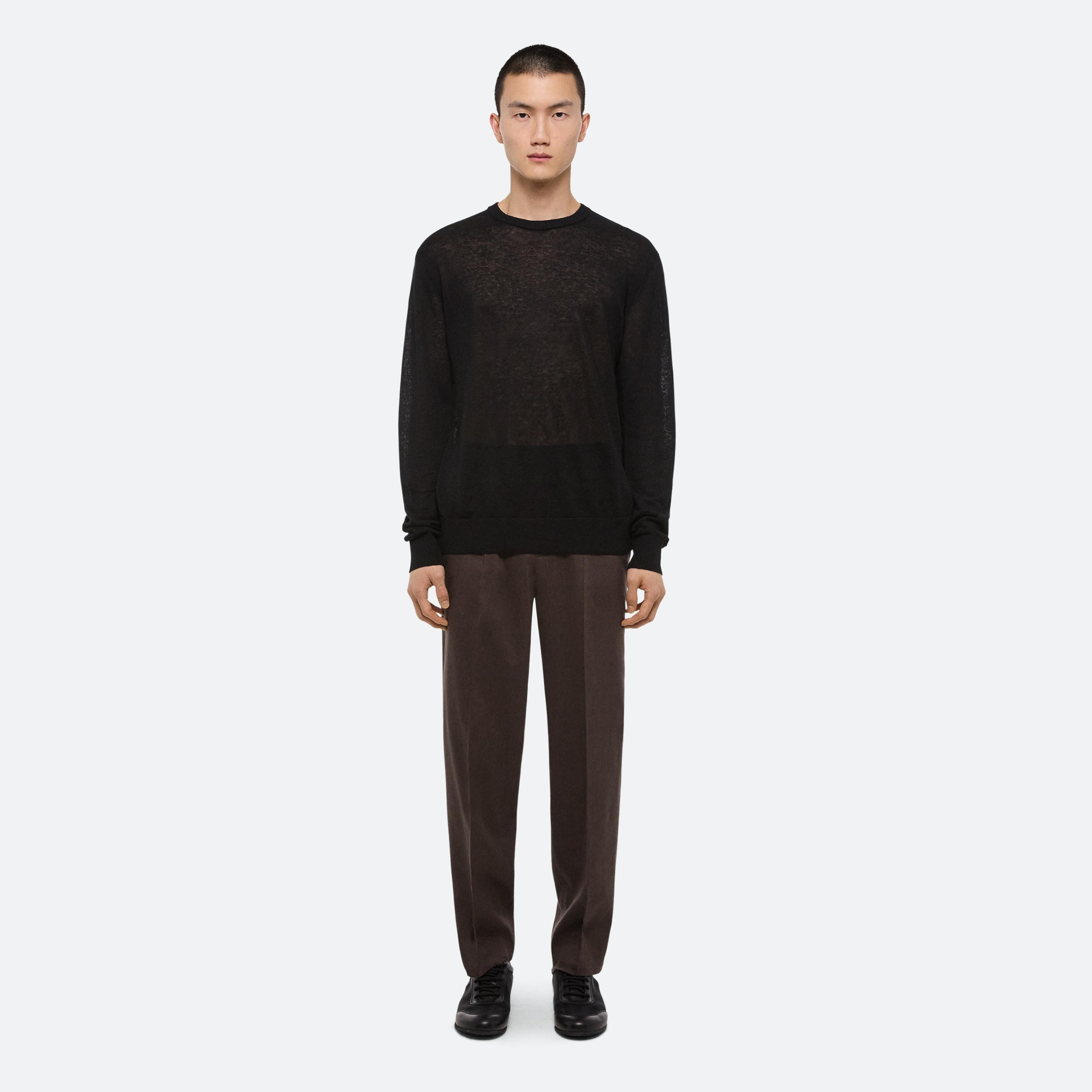 SHEER LOGO SWEATER - 2
