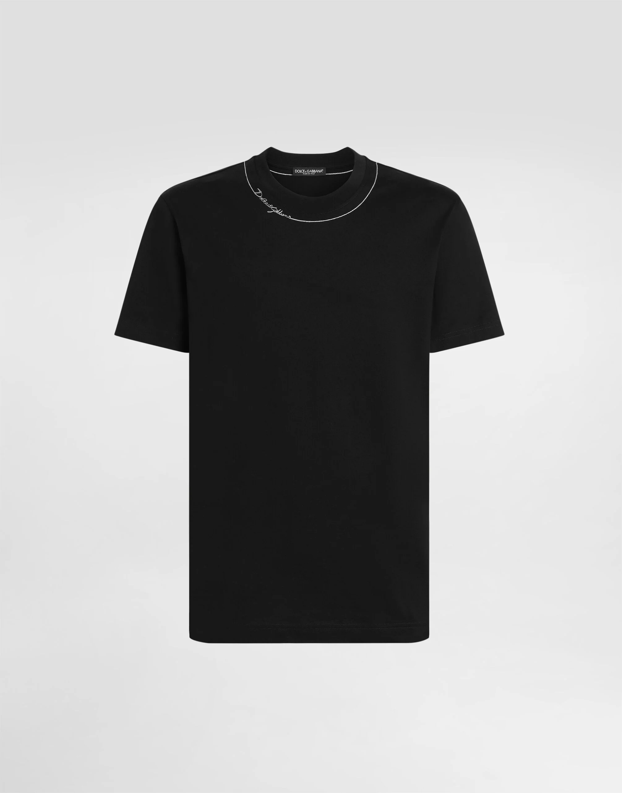 Cotton t-shirt with embroidery - 1