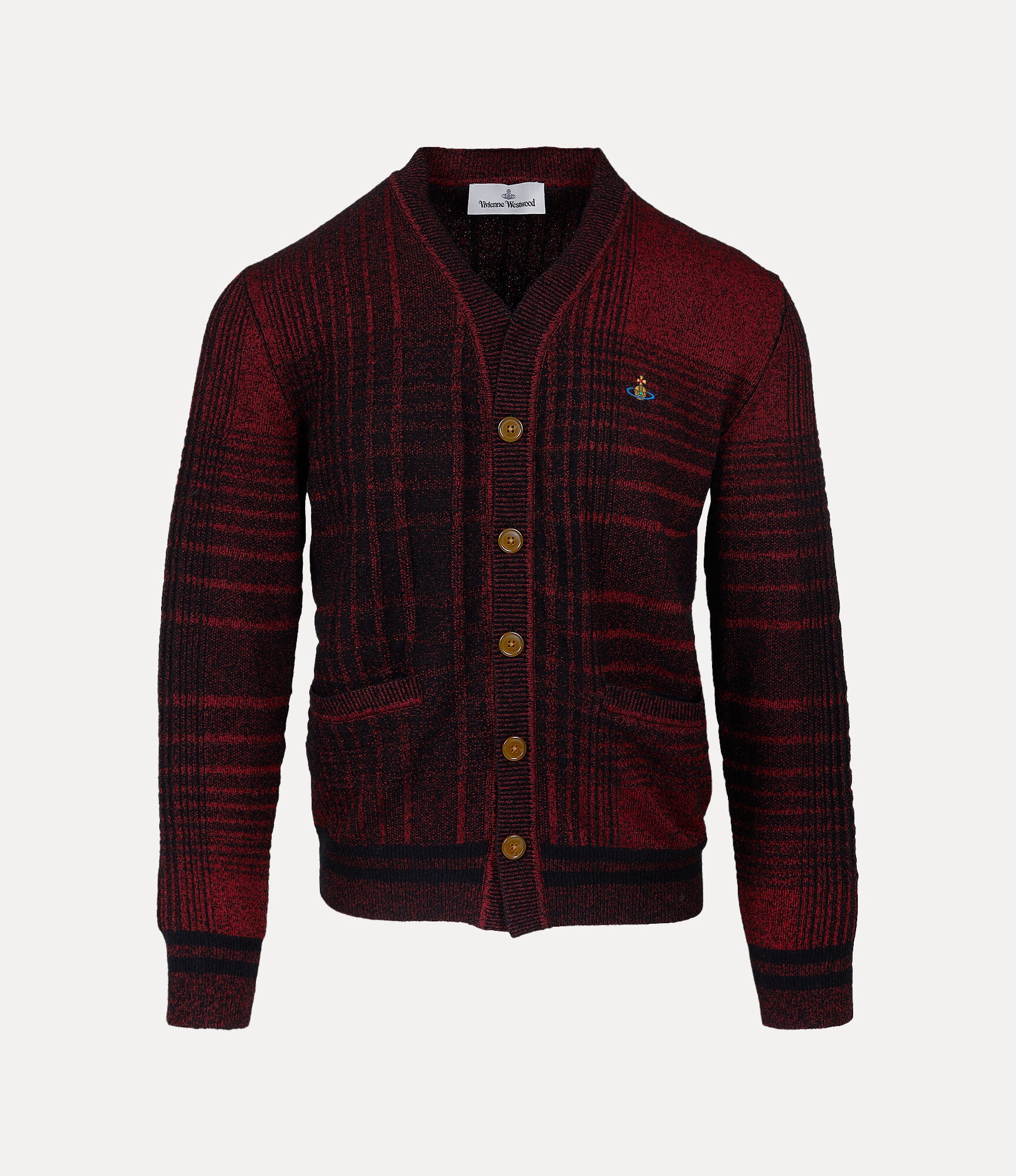 CHECK CARDIGAN - 1
