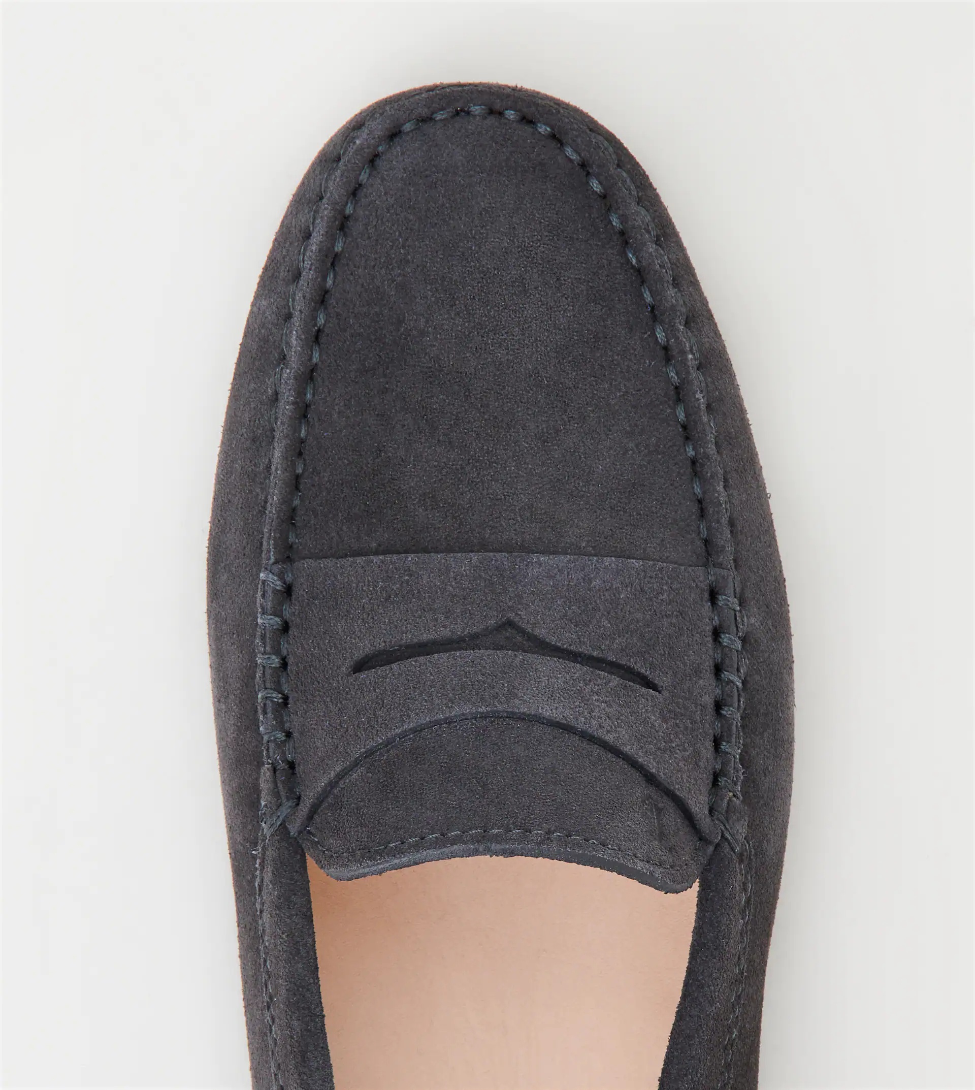 GOMMINO DRIVING SHOES IN SUEDE - GREY - 5