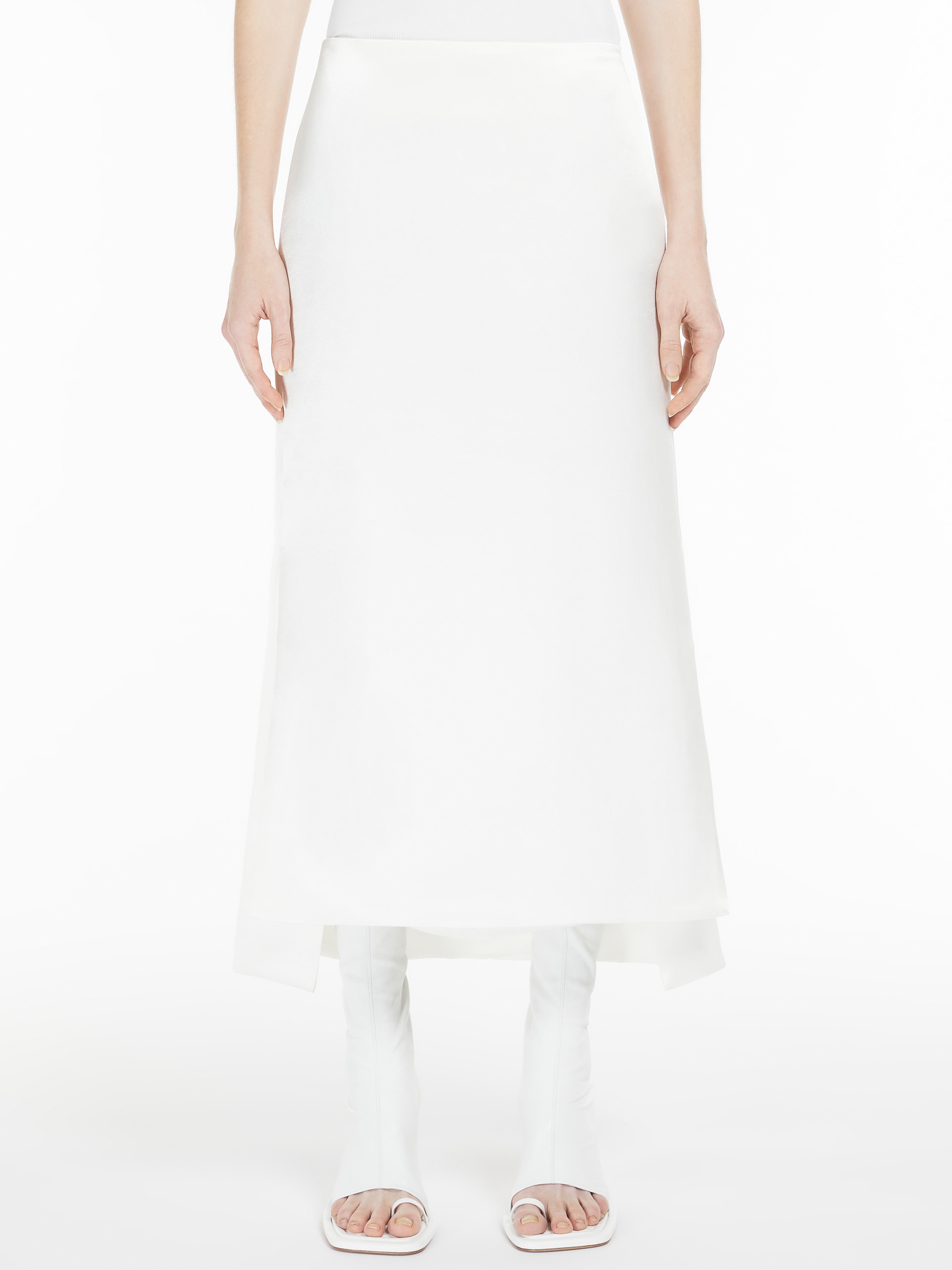 HUDSON Long slit wrap-style skirt - 3