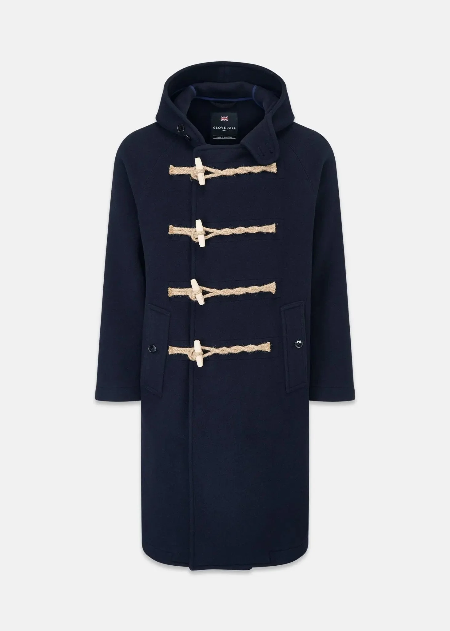 Men's Huxley Duffle Coat Navy - 1