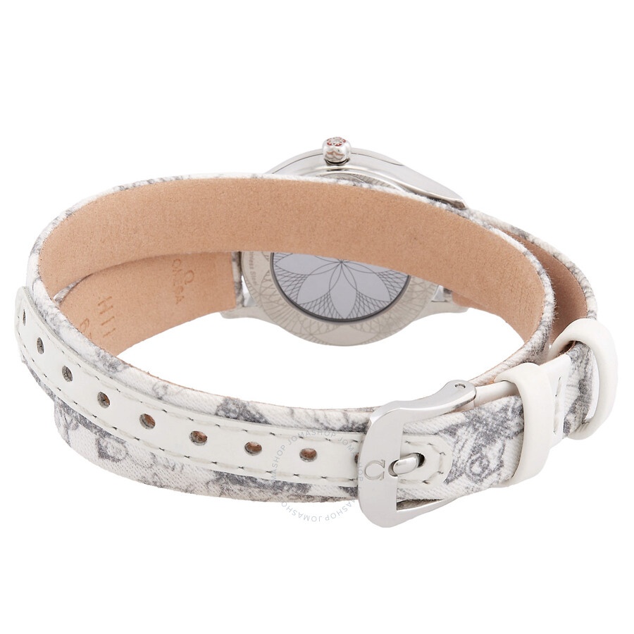 Omega De Ville Quartz Diamond White Dial Ladies Watch 428.17.26.60.04.002 - 3