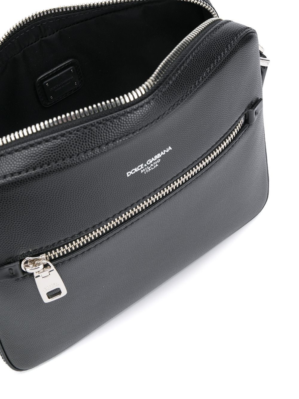 embossed logo crossbody bag - 5