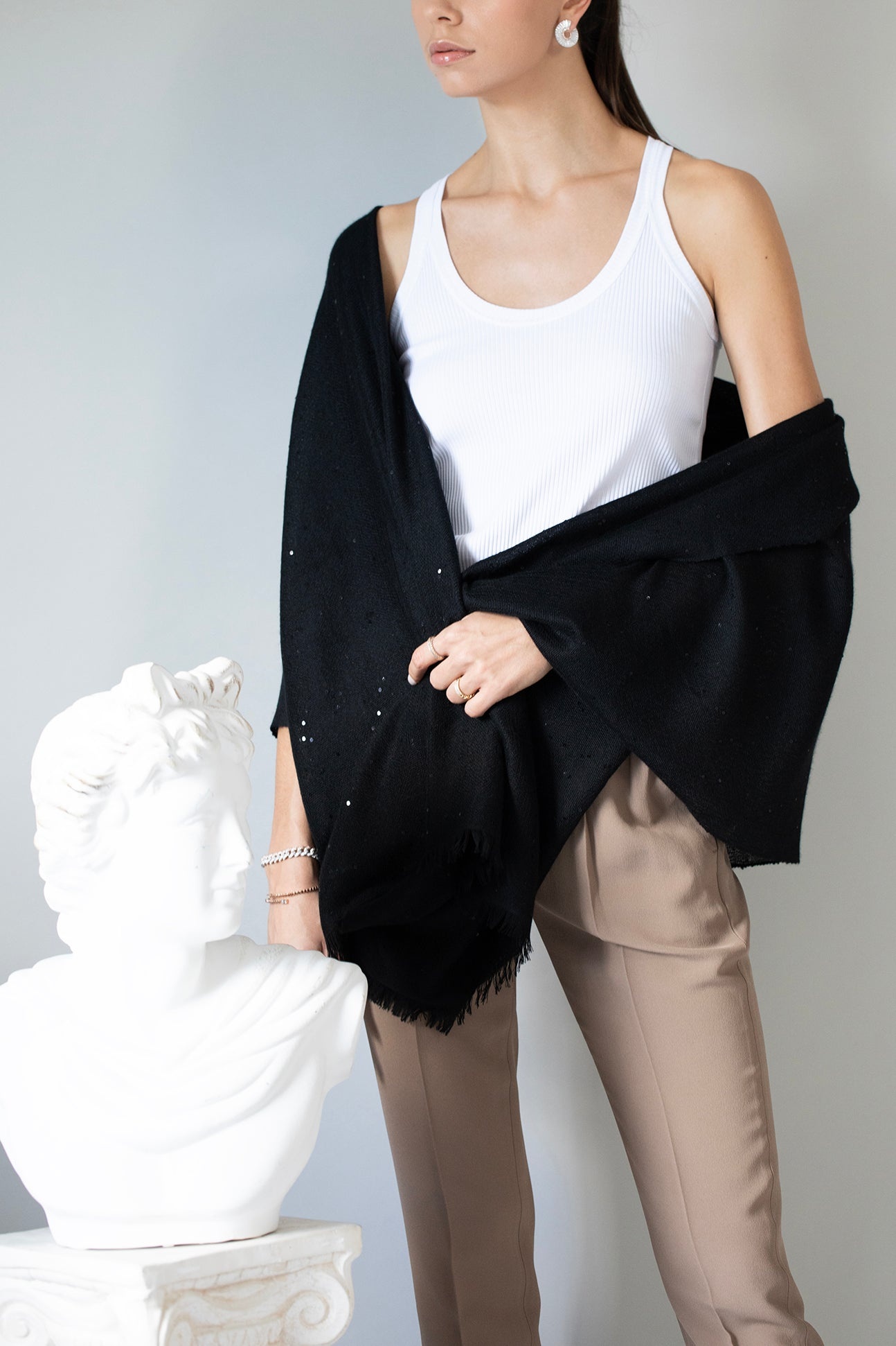 Paillette Scarf - 2