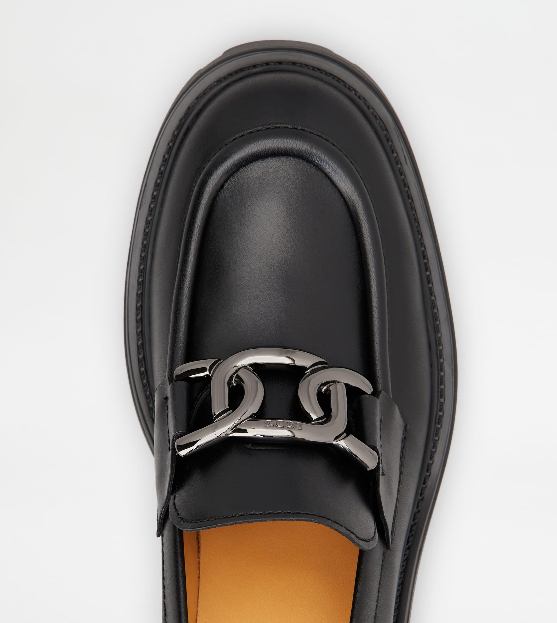 LOAFERS IN LEATHER - BLACK - 4