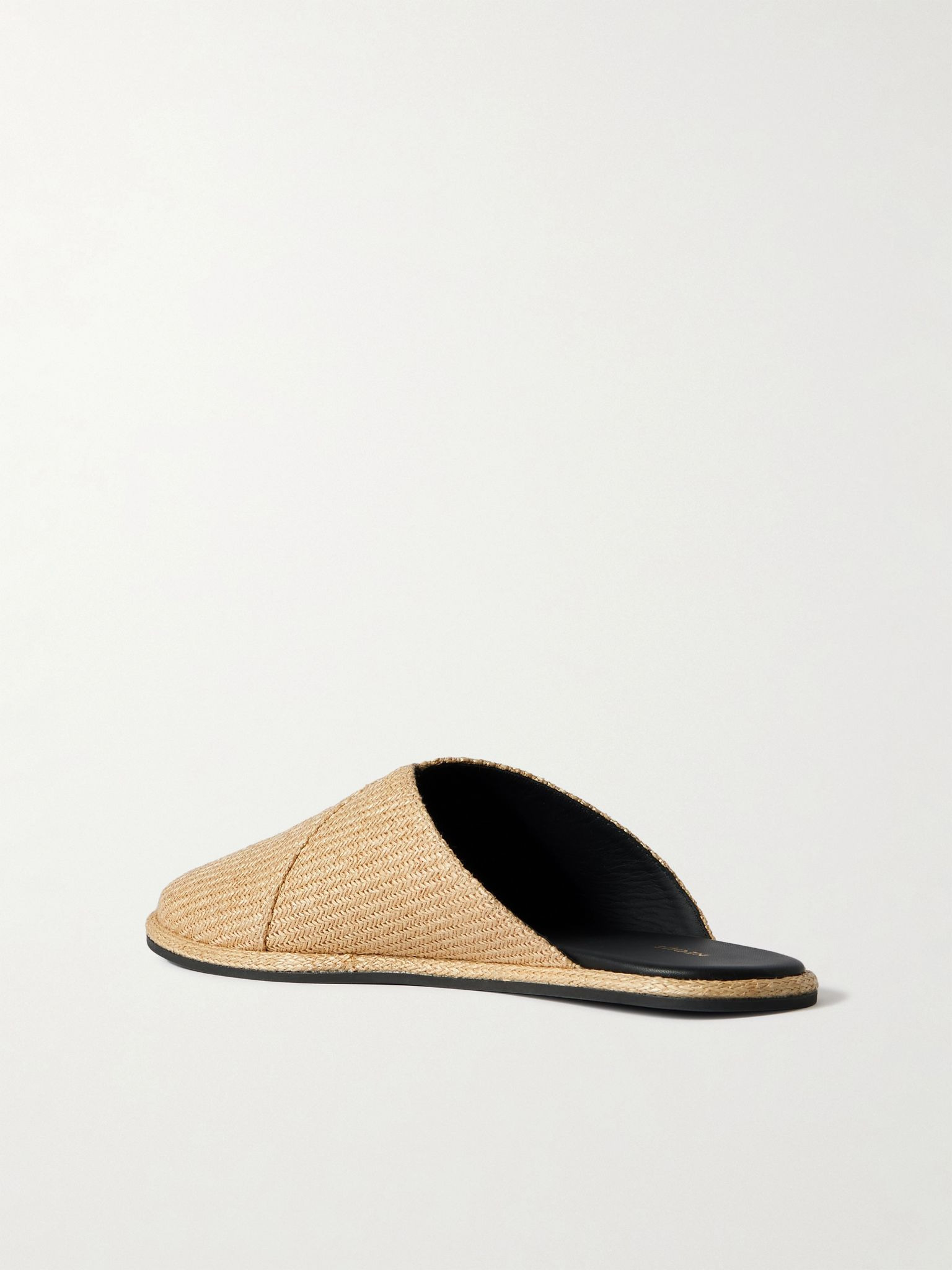 Attik raffia mules Neutral - 3