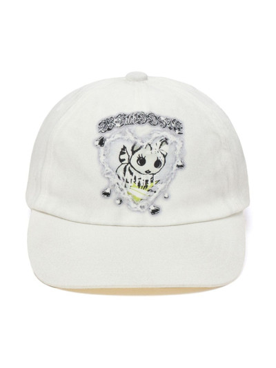 We11done graphic-print cotton cap outlook
