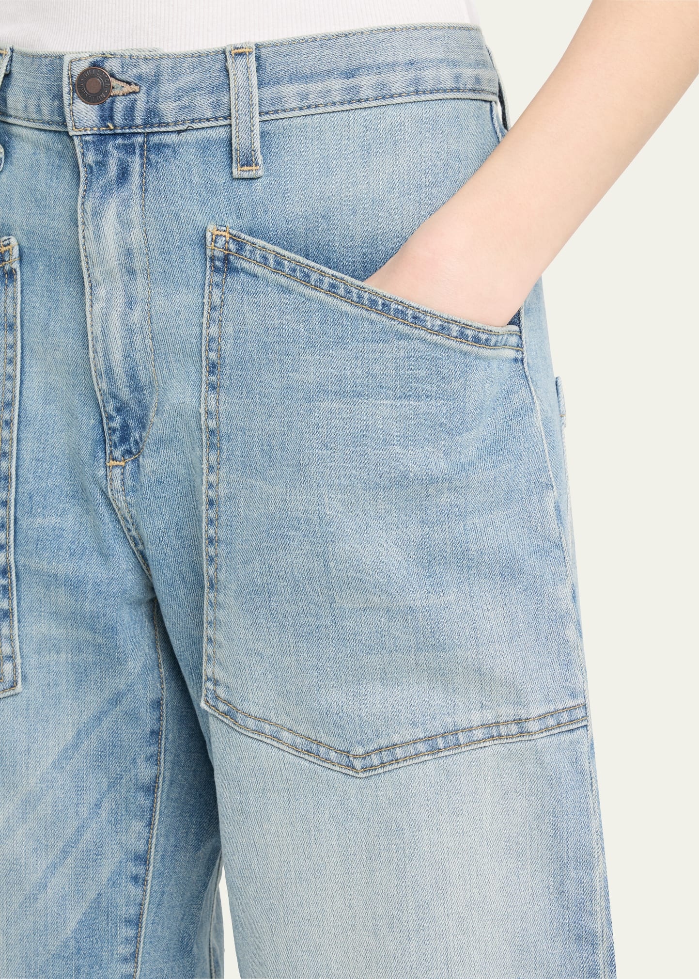 Shon Cropped Jeans - 5