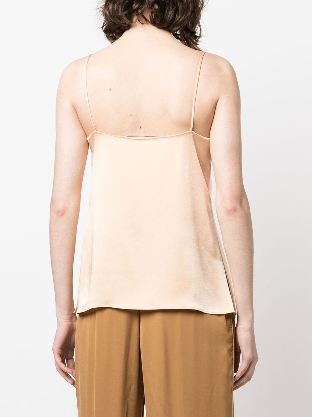 ruched satin vest - 4