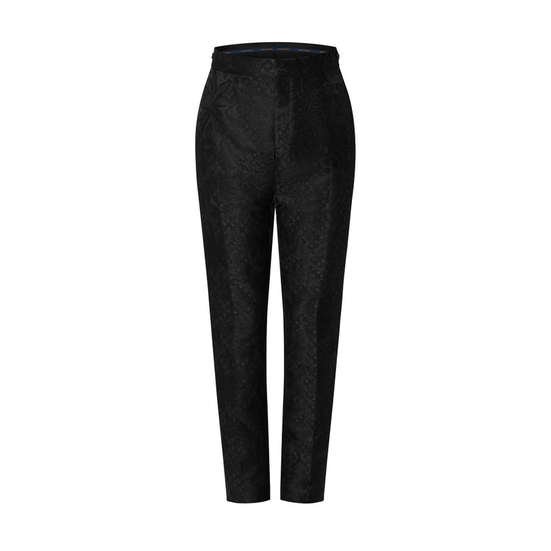 Silk Blend Cigarette Pants 1