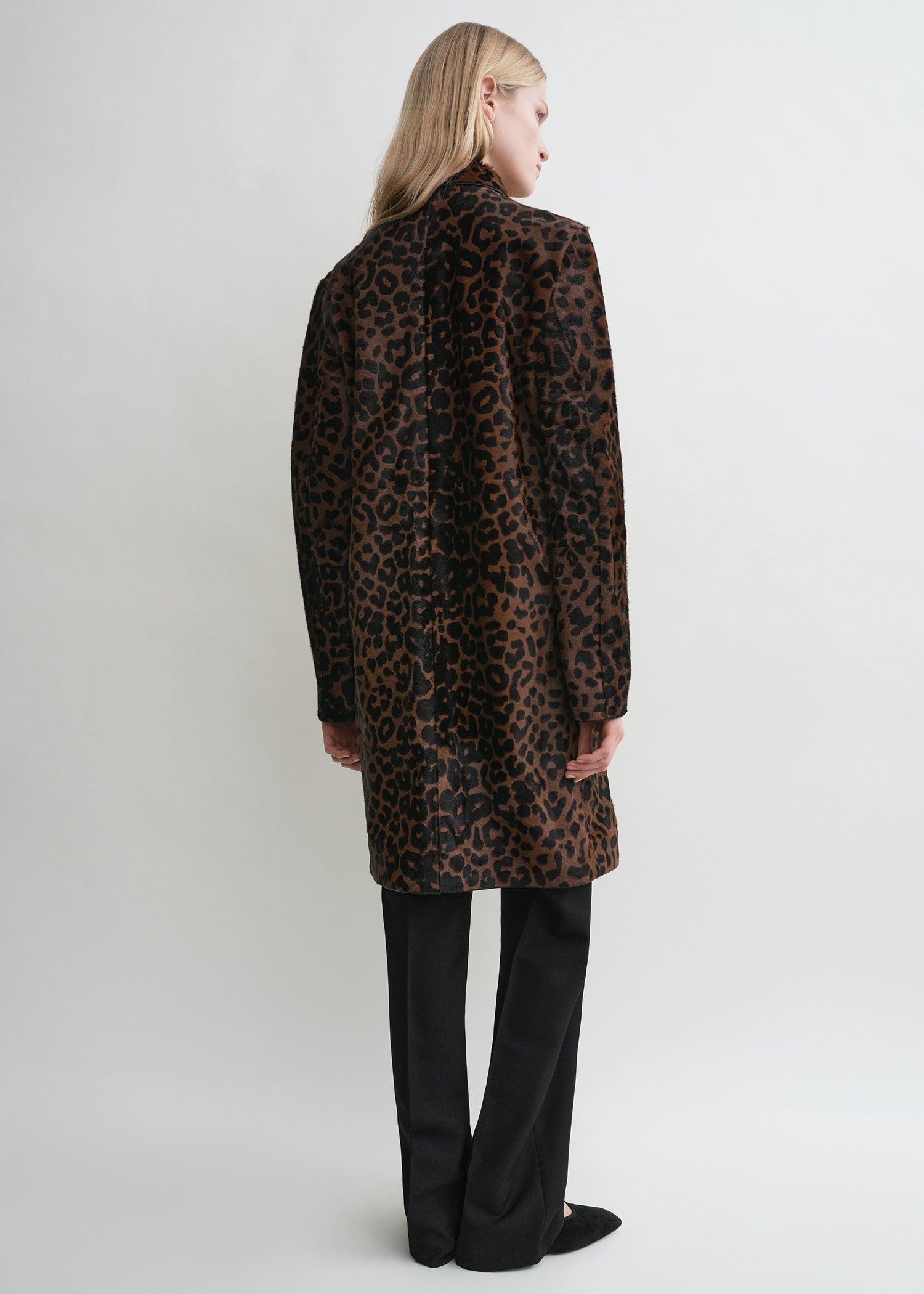 Pony hair coat leopard - 4