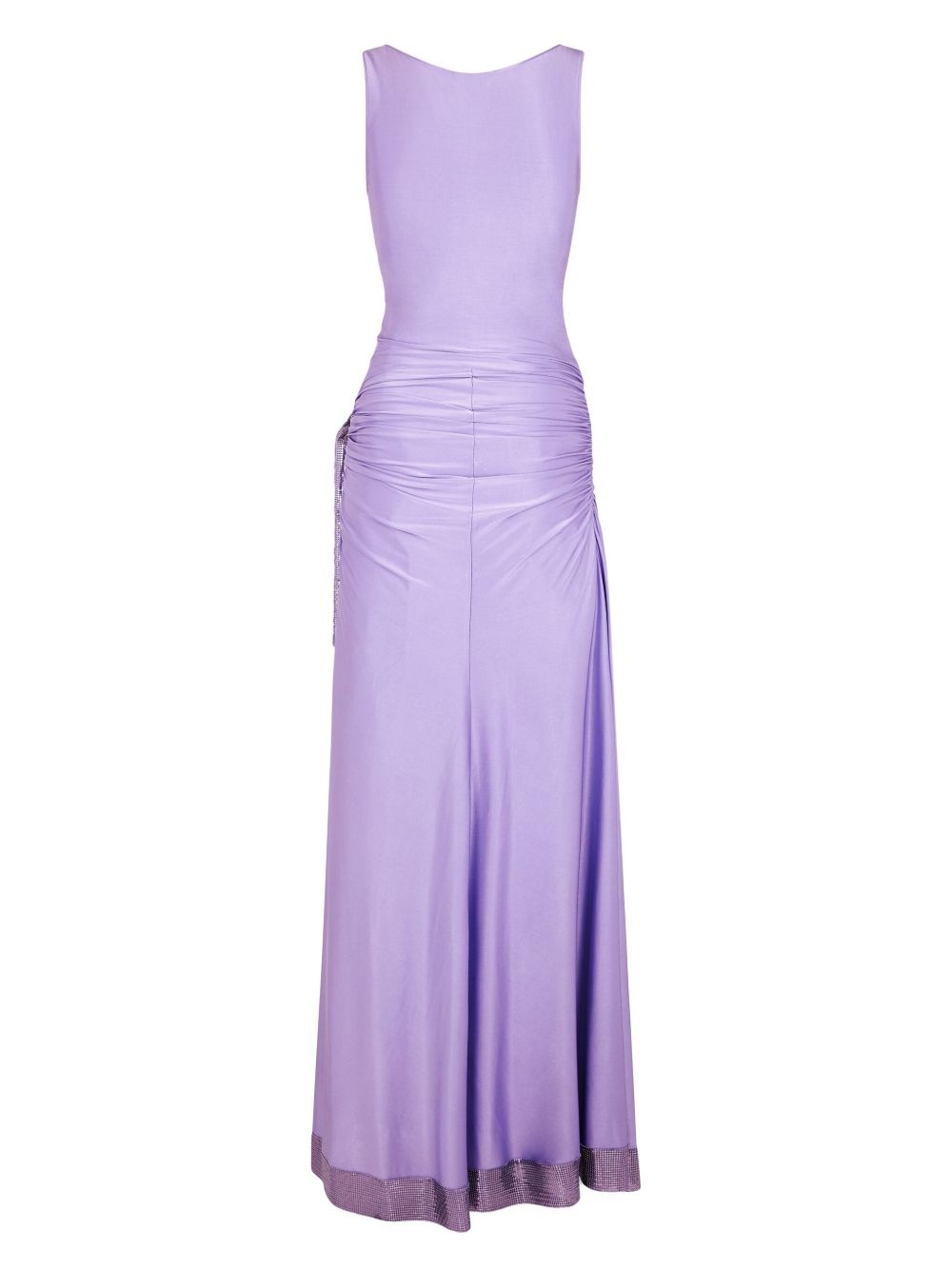 chainmail-detailing maxi dress - 7