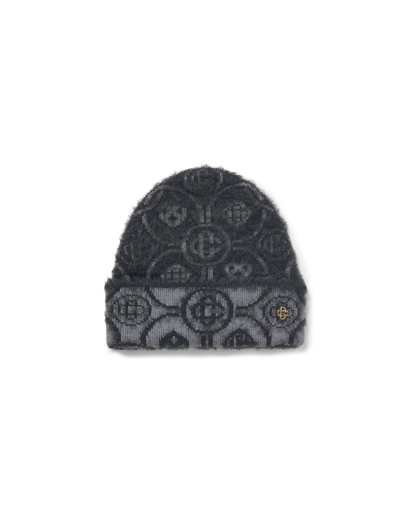 Fluffy Monogram Mohair Beanie | Casablanca Paris 1