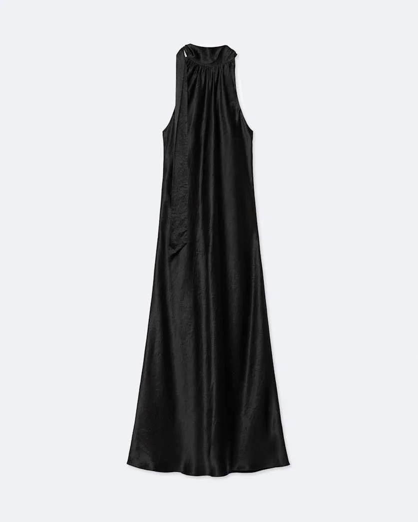 BERIL BIAS-CUT SLIP DRESS - 1