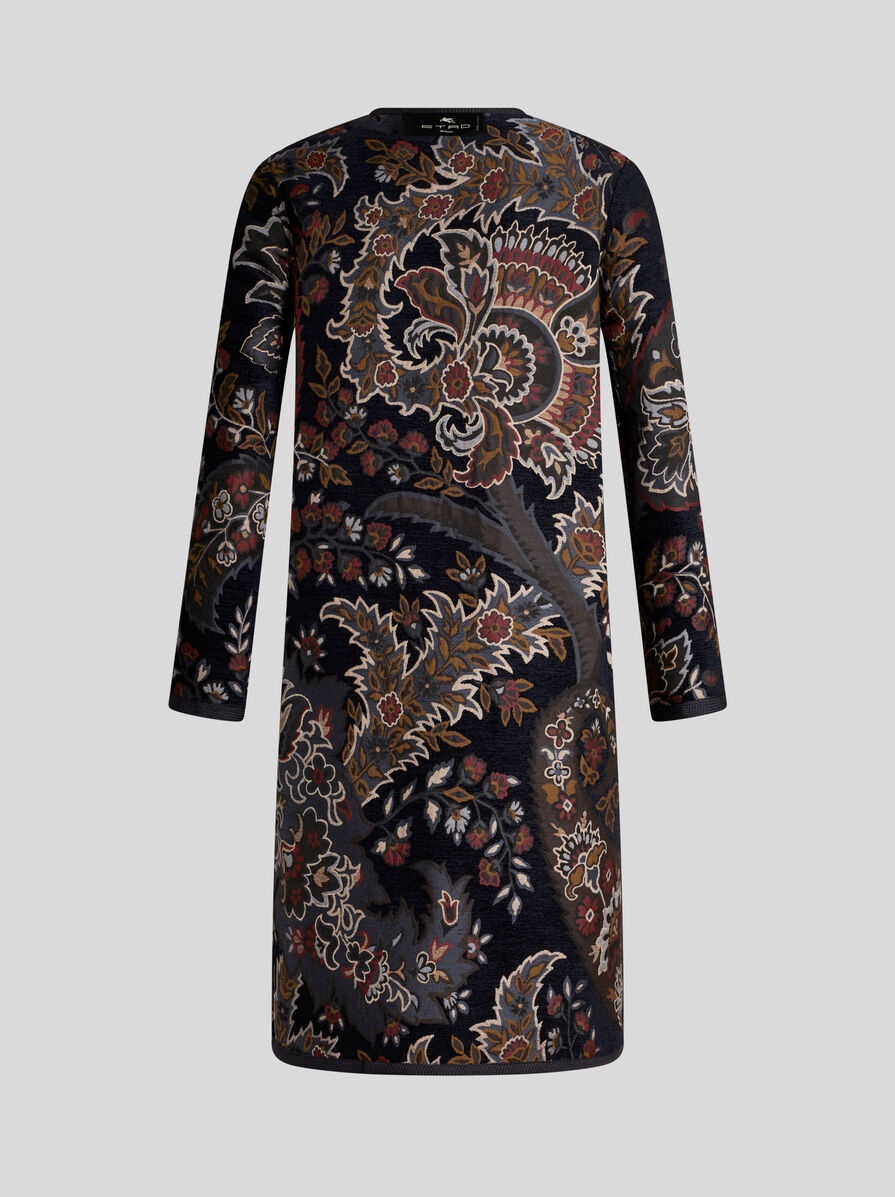 REVERSIBLE CHENILLE JACQUARD COAT - 7