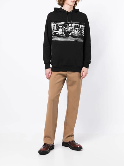 Paul Smith graphic-print drawstring hoodie outlook