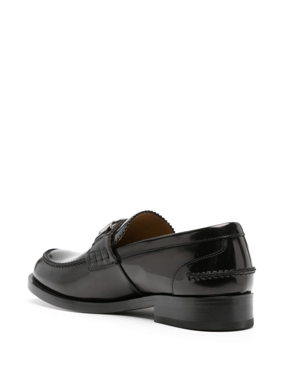Greca patent leather loafers - 3