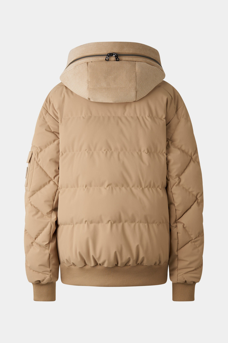 Corey Corduroy ski jacket in Camel 3