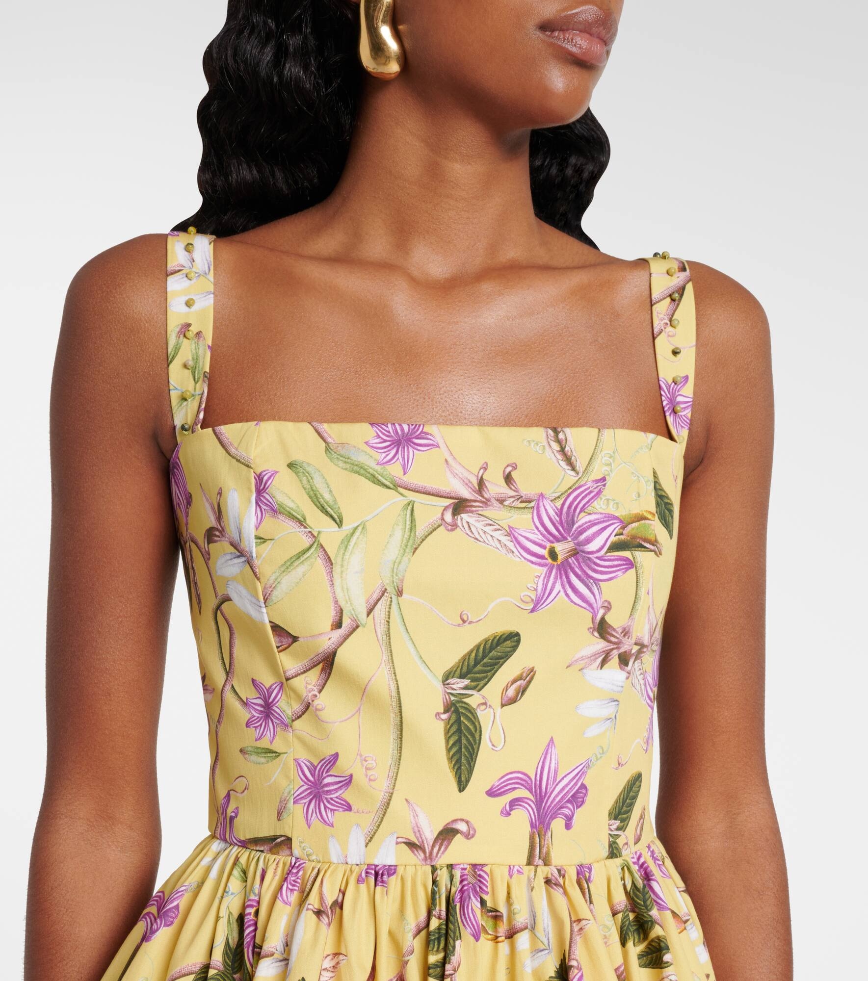 Lima printed cotton minidress - 4