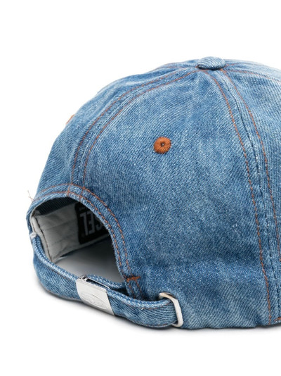 Diesel mid wash logo-embroidered cap outlook