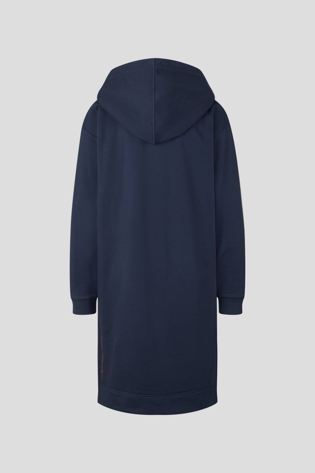 VELLA SWEATWEAR DRESS IN NAVY BLUE - 6