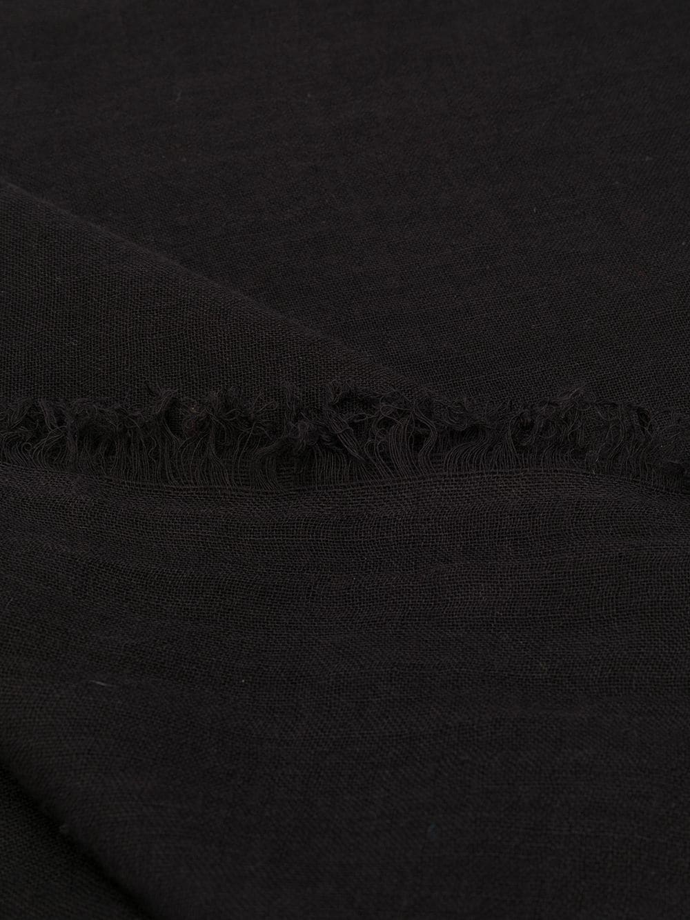 raw edge cashmere scarf - 3