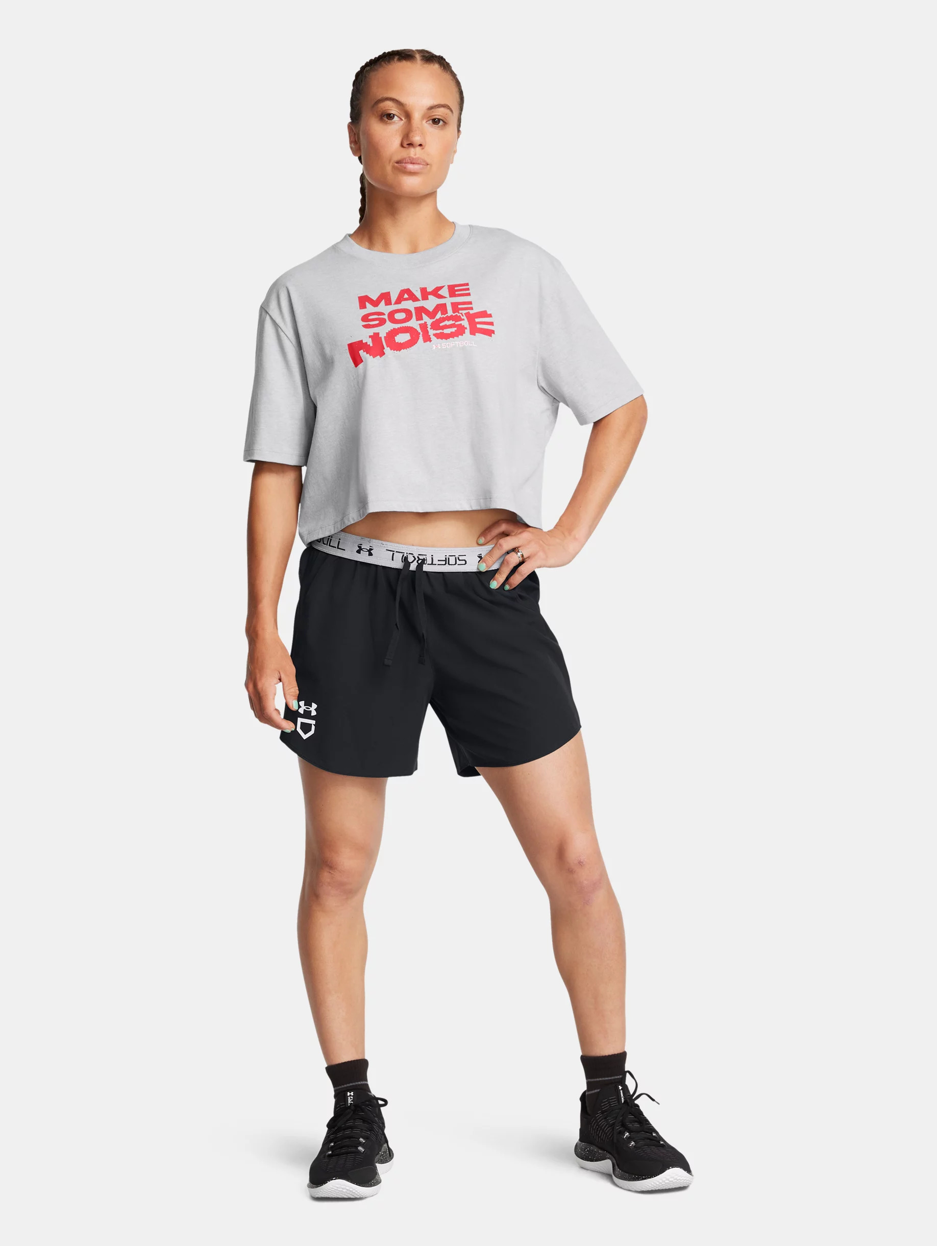 Women's UA Utility Softball Shorts - 5