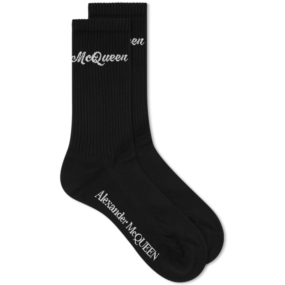 Alexander McQueen Americana McQueen Logo Sock - 1