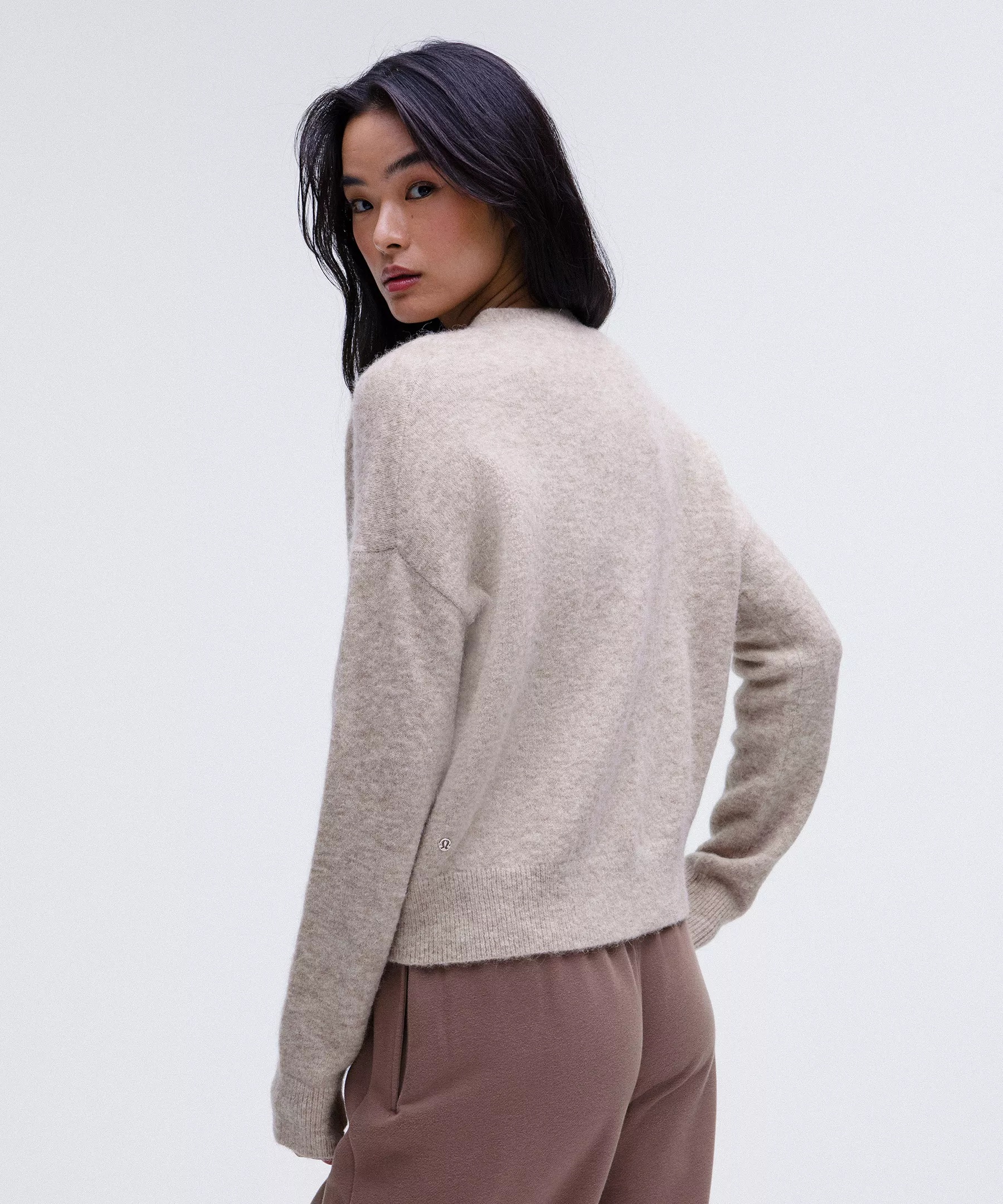 Women's Alpaca Wool-Blend Cardigan Sweater - 3