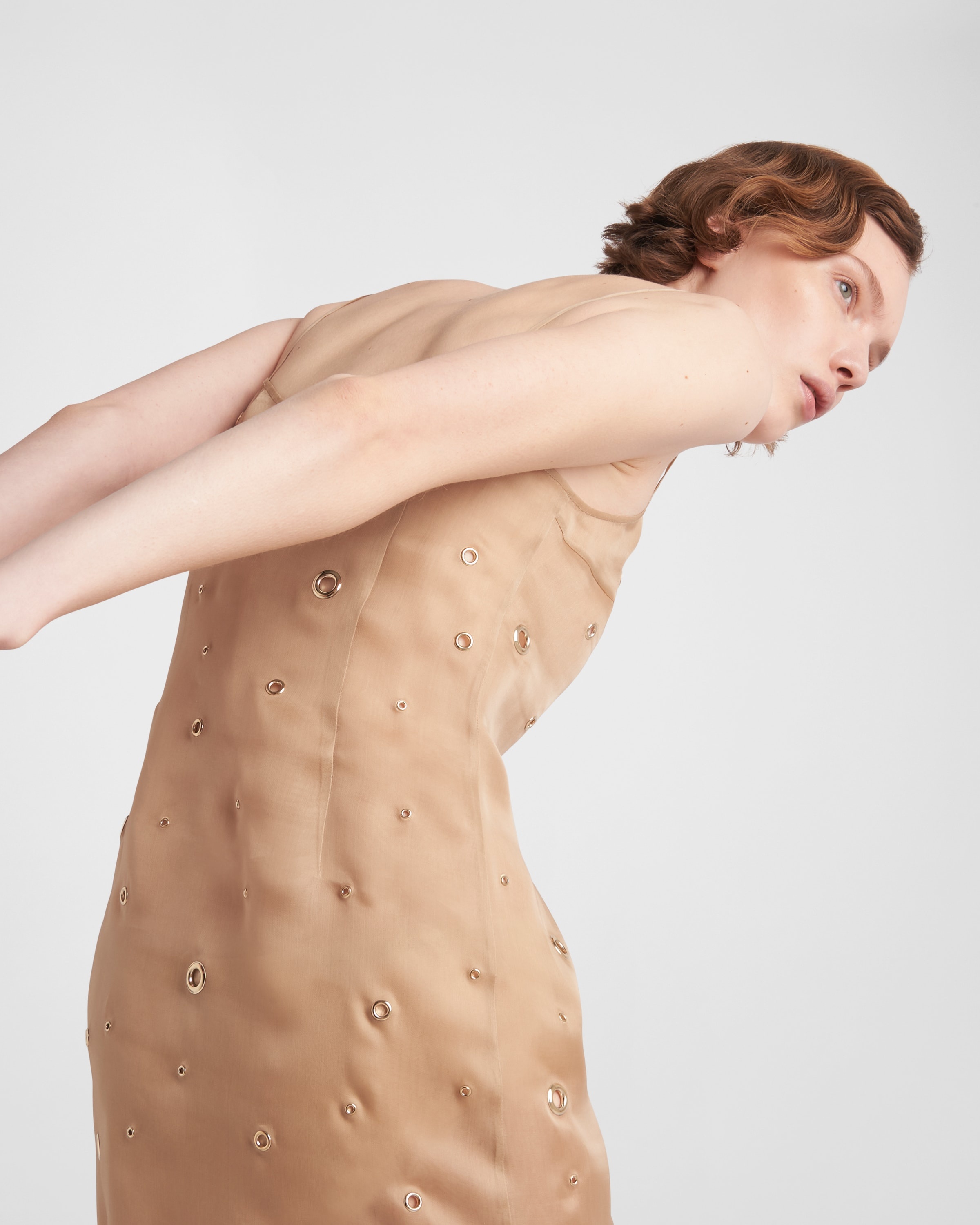 Prada Embroidered organza dress | REVERSIBLE