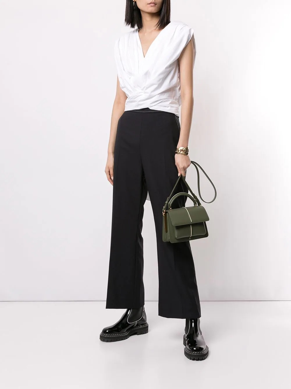 kick flare trousers - 2