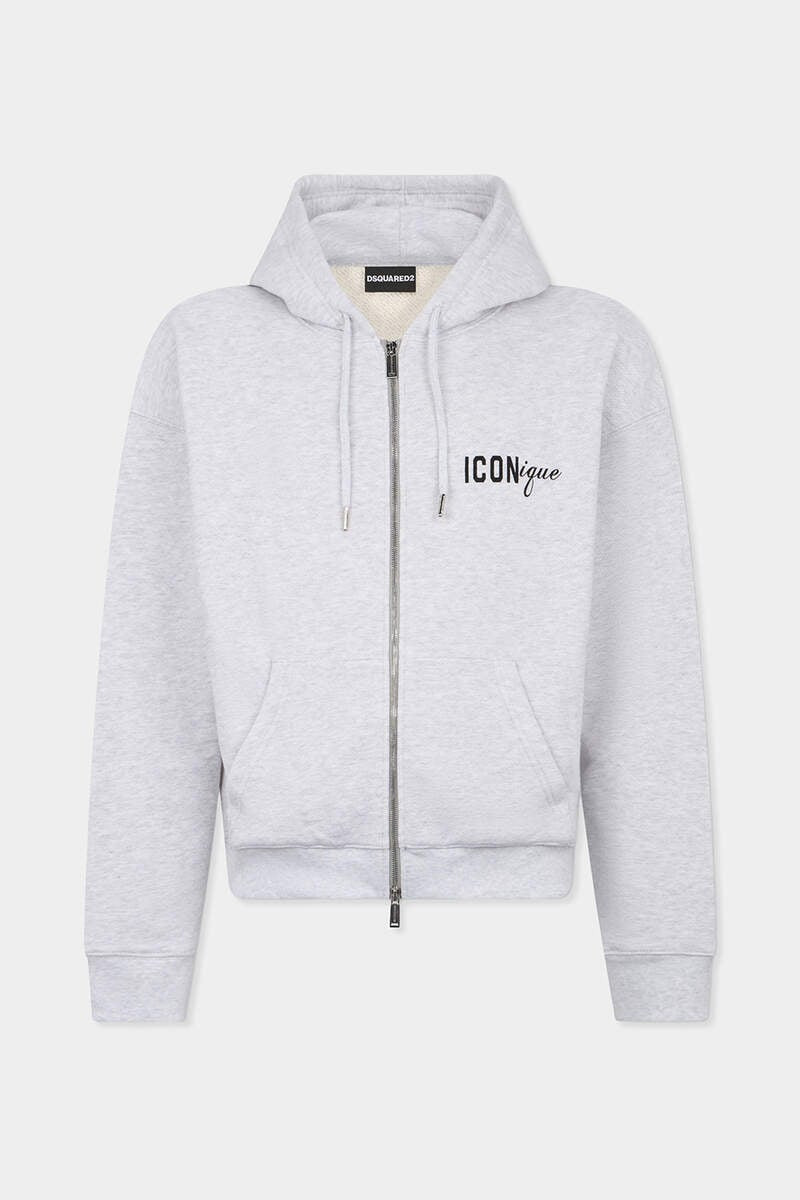 ICONIQUE BOYFRIEND FIT ZIPPED HOODIE 1