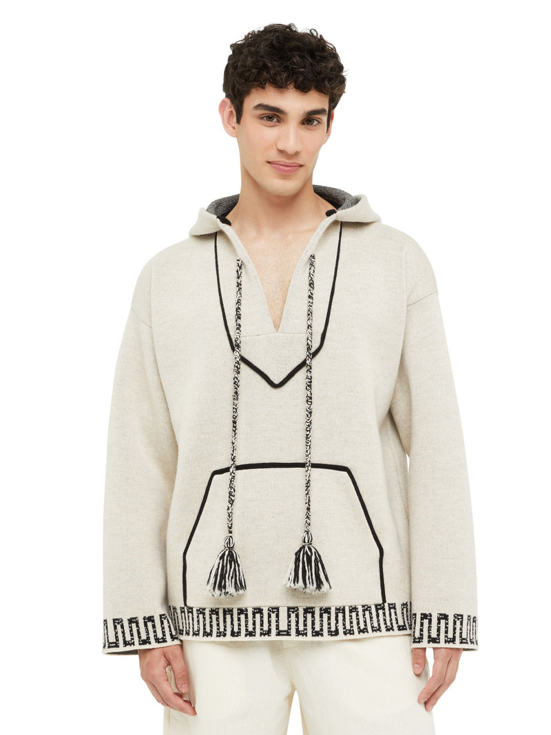 Wood Block Ibrid Jacquard Hoodie 7