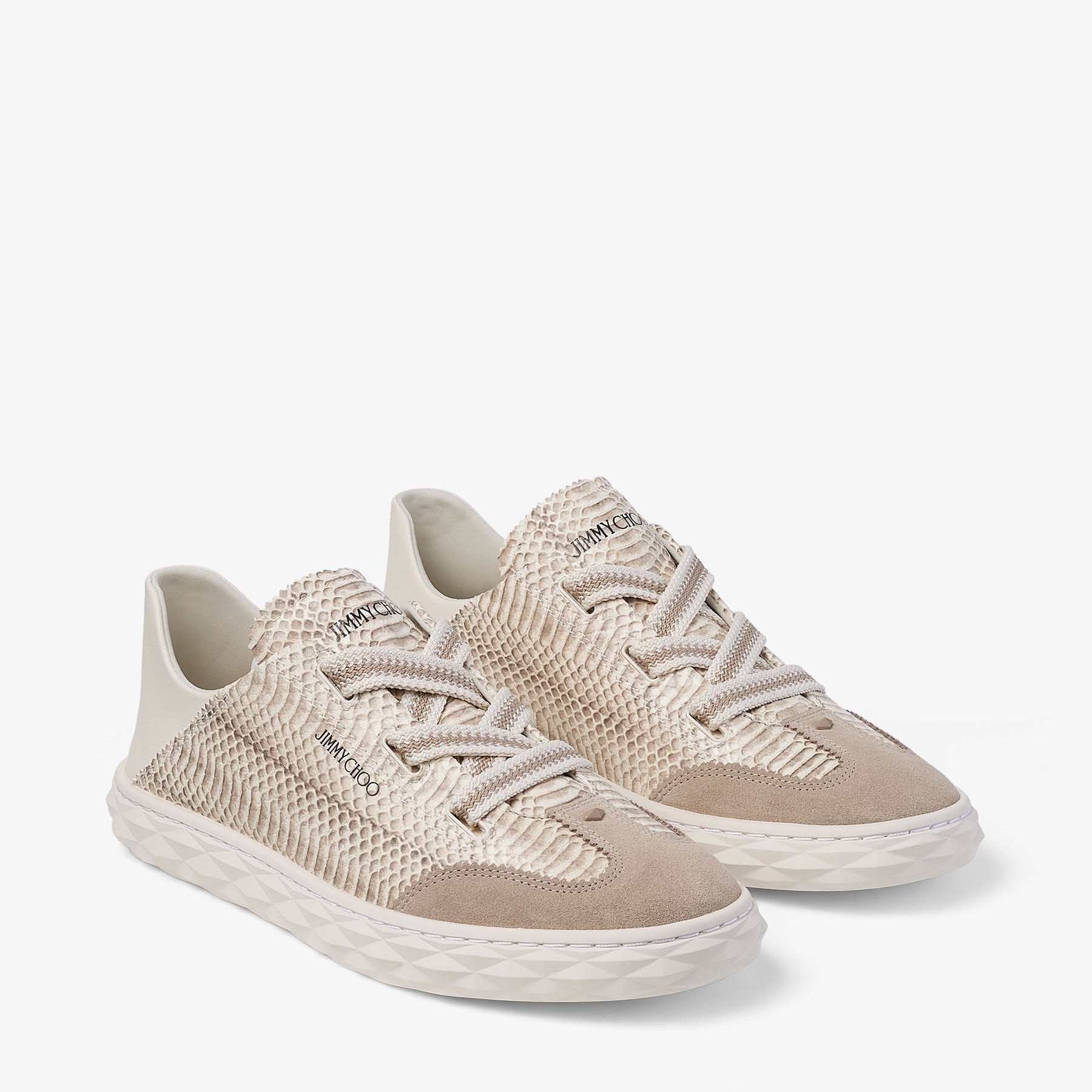 Diamond Light Flex F
Roccia Aspide Snake Printed Leather Trainers - 5
