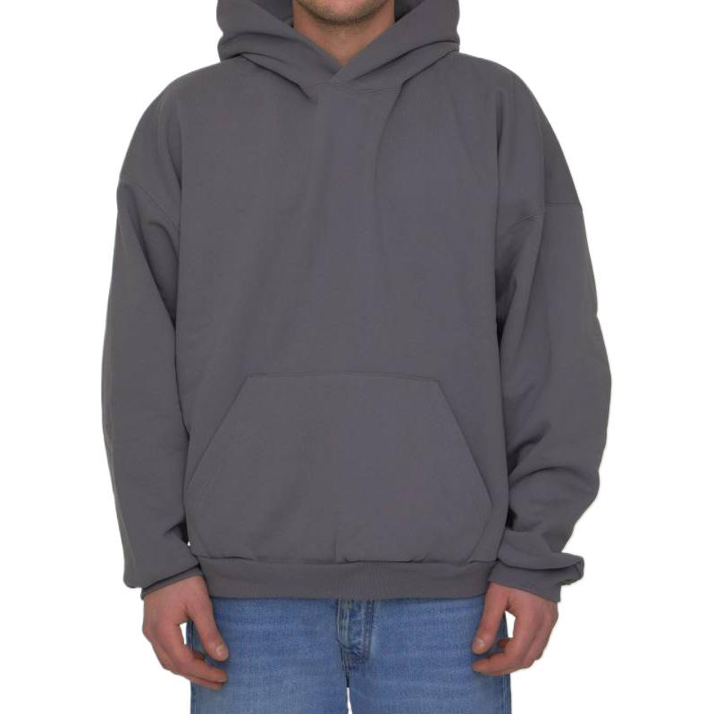 Balenciaga Care Label Hoodie Middle Fit 'Grey Black' 725565TNVL61219 - 3