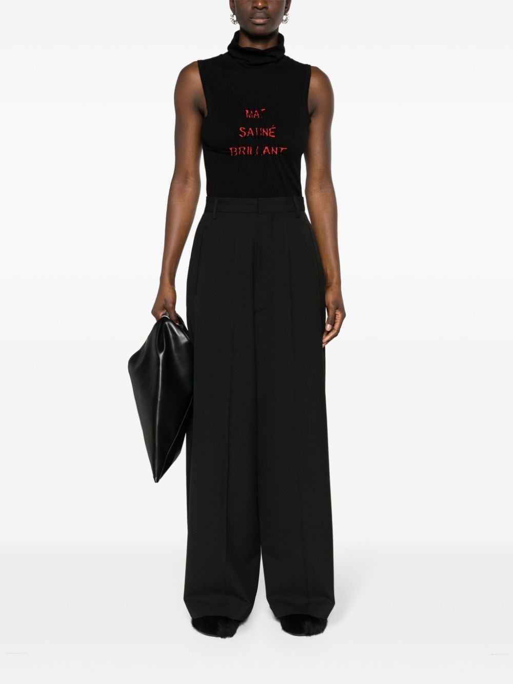 high-waist tailored trousers - 2