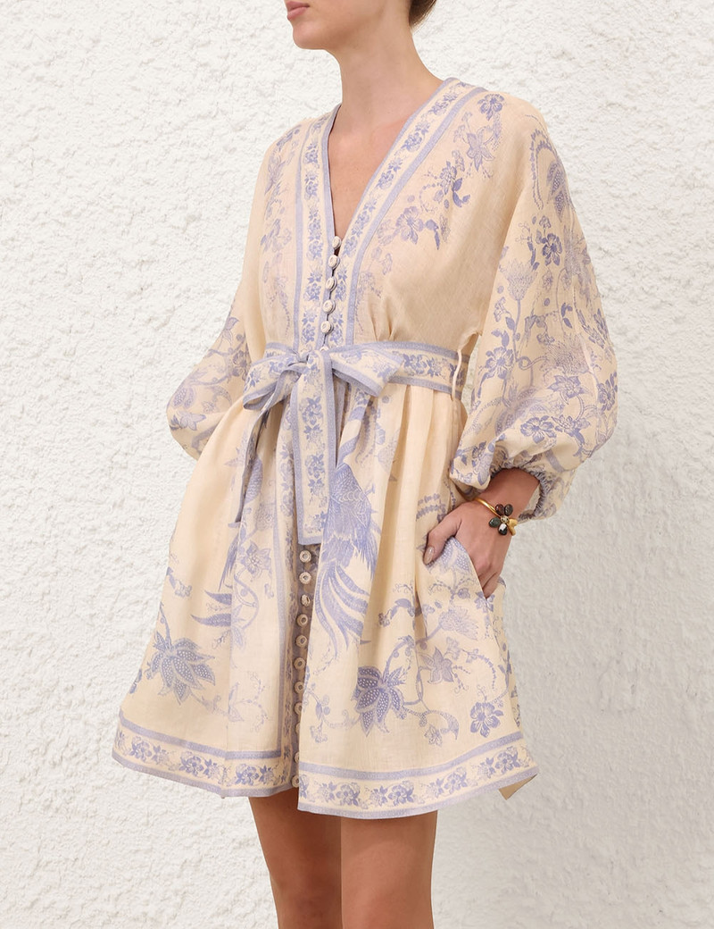 Zimmermann INDRA PLUNGE MINI DRESS outlook