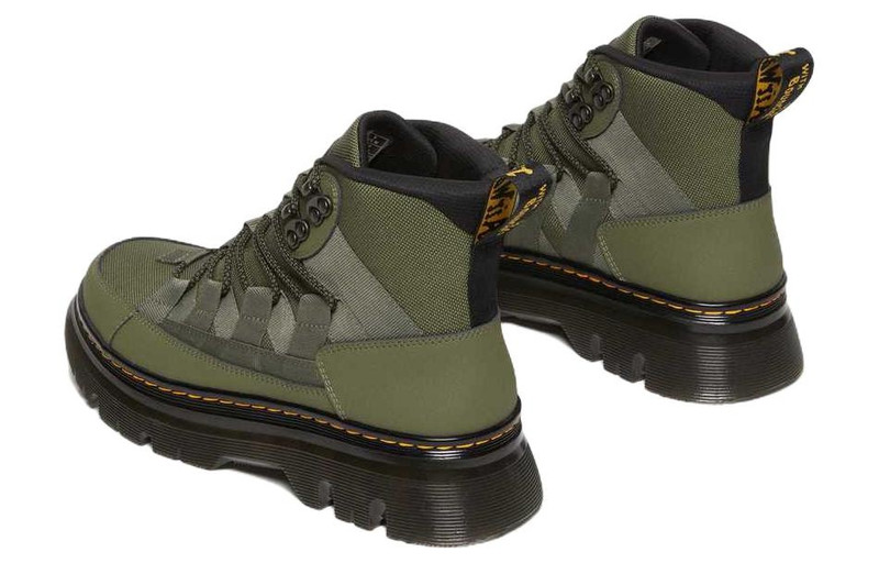 Dr. Martens Dr. Martens Boury Leather Casual Boots 'Khaki Green' 27831384 outlook