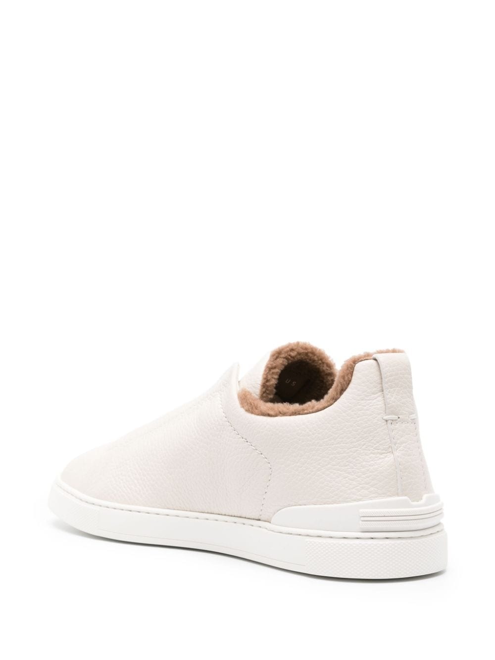 Triple Stitch leather sneakers - 3