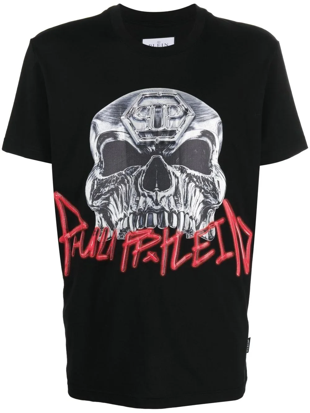 skull-print short-sleeve T-shirt - 1