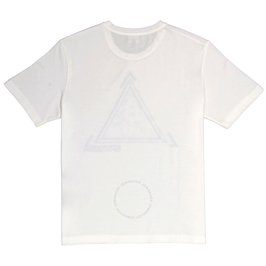 Emporio Armani White Logo Print Cotton T-shirt - 2