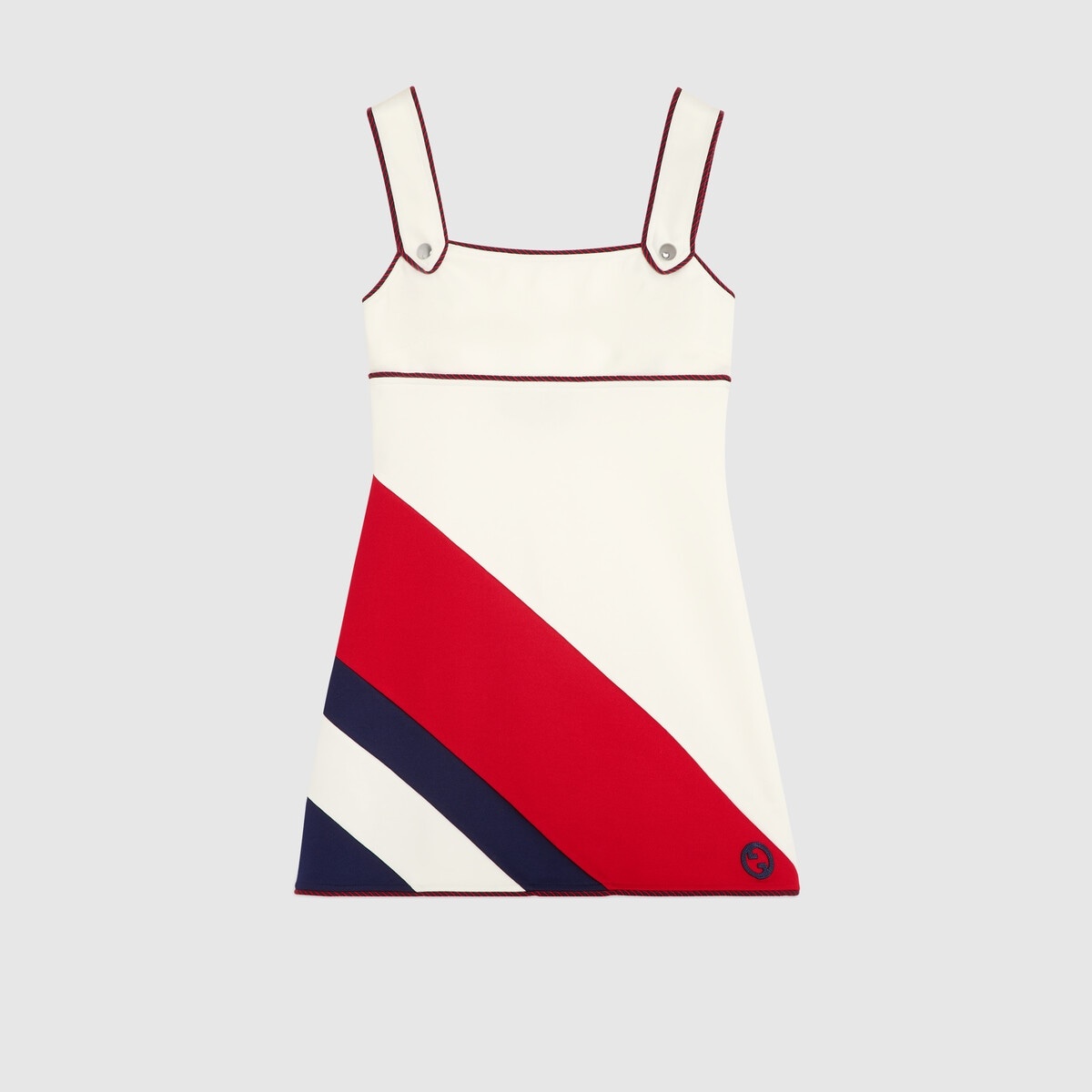 Jersey dress with Interlocking G embroidery - 1