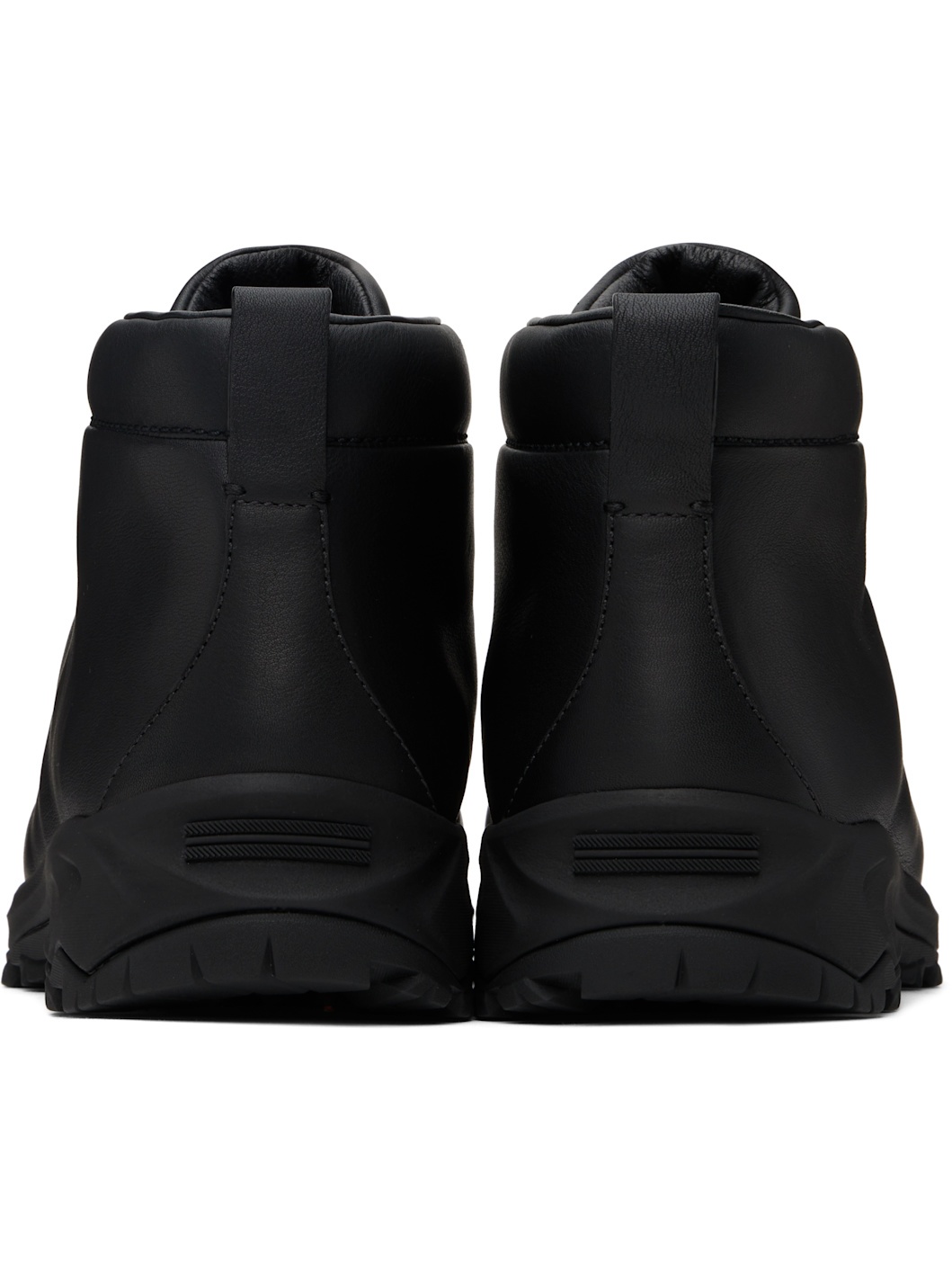 Black Triple Stitch High-Top Sneakers - 2