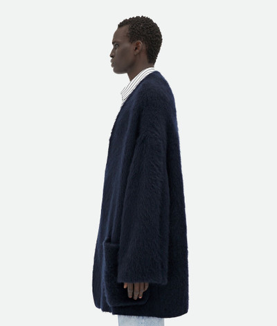 Bottega Veneta Collarless Brushed Mohair Jacket outlook